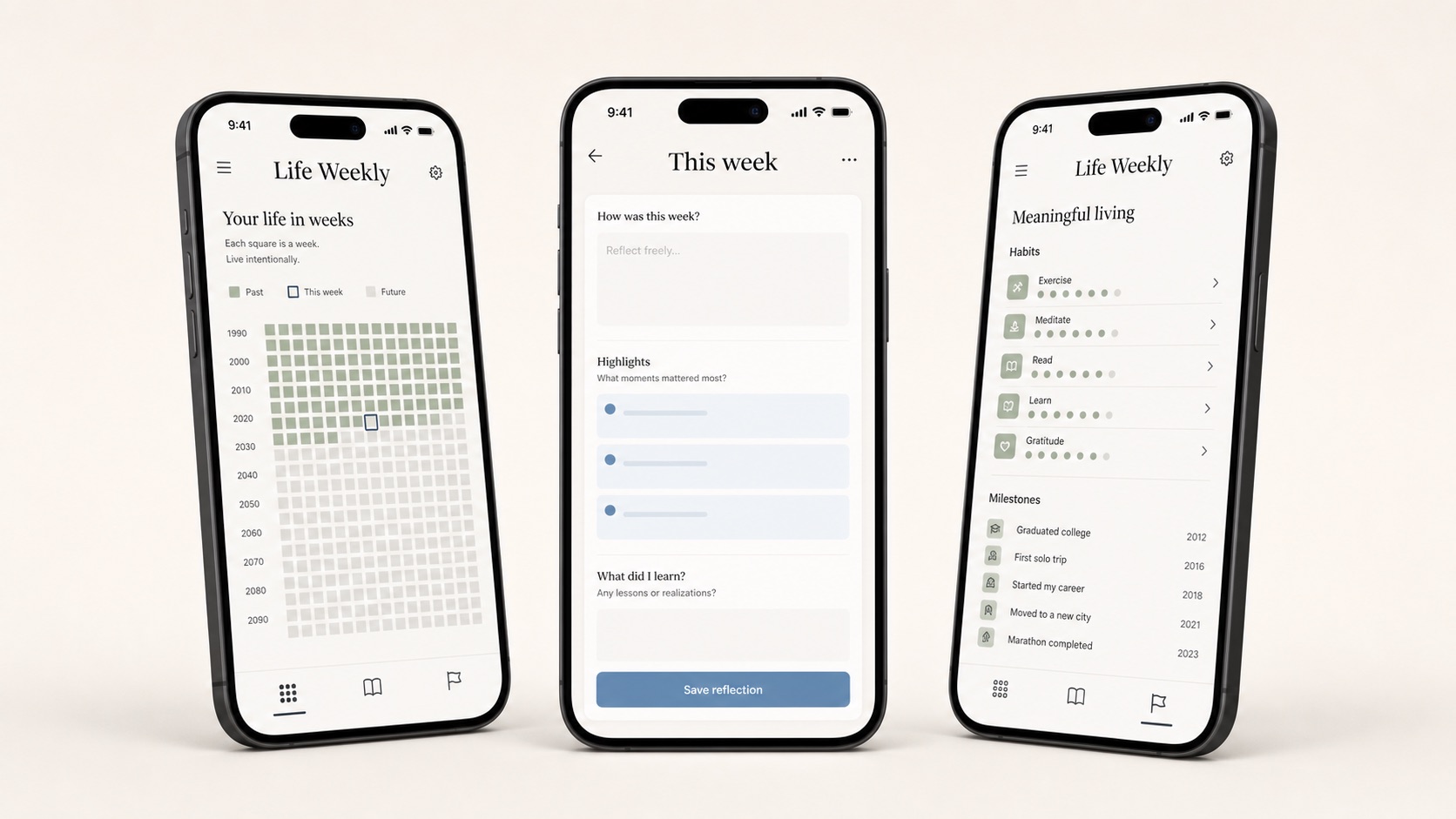 Визуальная реконструкция Life Weekly